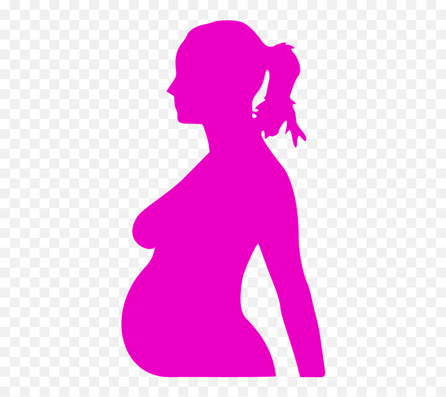 Pregnant Woman Profile - Teen Pregnancy Clip Art Emoji,Sex Emoji For Facebook