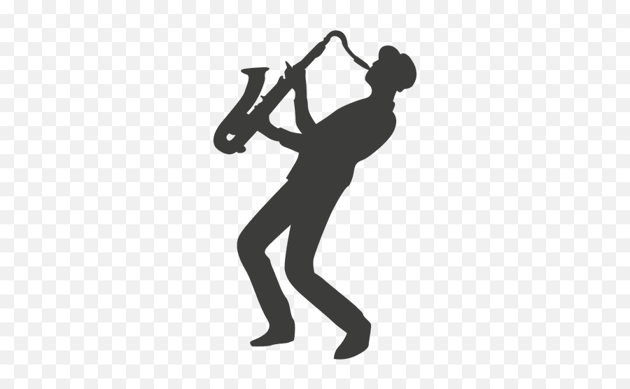 Saxophone Clipart Transparent - Saxophone Player Silhouette Png Emoji,Saxophone Emoji