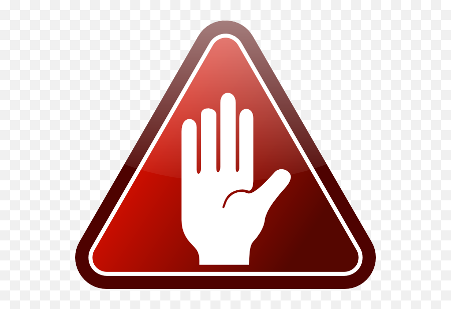 Stop Sign Clip Art - Clipartix Hand Stop Sign Clipart Emoji,Stop Hand Emoji