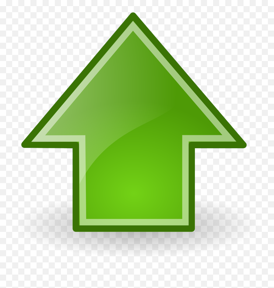 Up Upward Arrow Green Top - Go Up Clipart Emoji,Cut And Paste Emoji