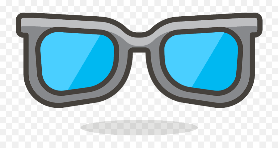 Glasses Emoji Clipart - Okulary Clipart,Glasses Emoji Transparent