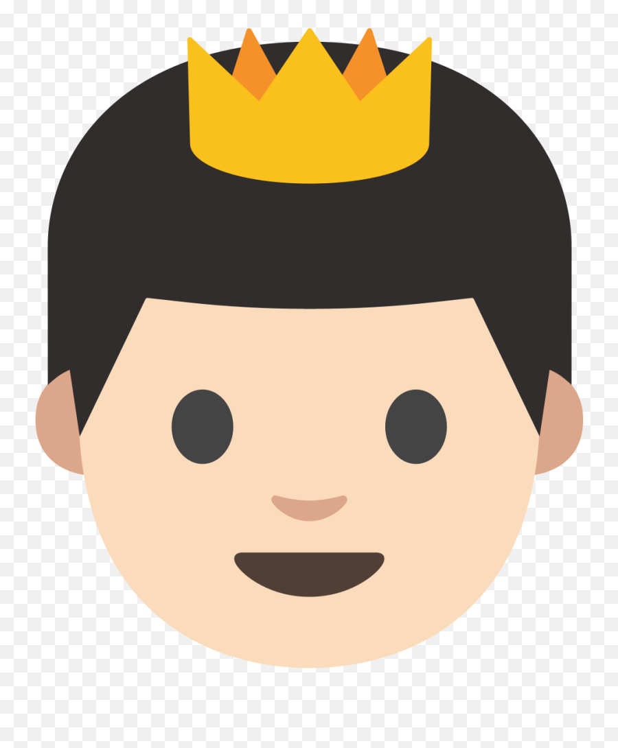Emoji U1f934 1f3fb - Phd Emoji,Crown Emoji