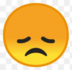 Disappointed Face Emoji Clipart - Emoji De Decepcion,Flushed Face Emoji