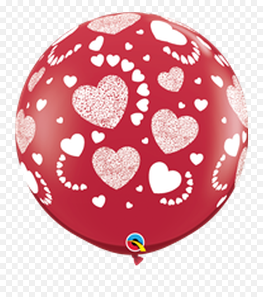 36q Hearts A Round Ruby Red Print 2 Count - Havinu0027 A Necklace Emoji,Ruby Emoji