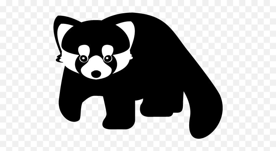 Giant Panda Clipart 20 Free Cliparts - Clipart Red Panda Black And White Emoji,Red Panda Emoji
