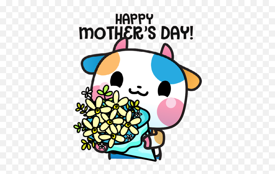 Miwa U0026 Moochan Happymothersday - Dot Emoji,Happy Mothers Day Emoji