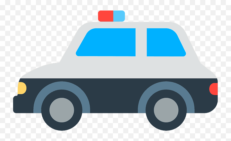 Police Car Emoji Clipart - Police Car Emoji Transparent,Police Light Emoji