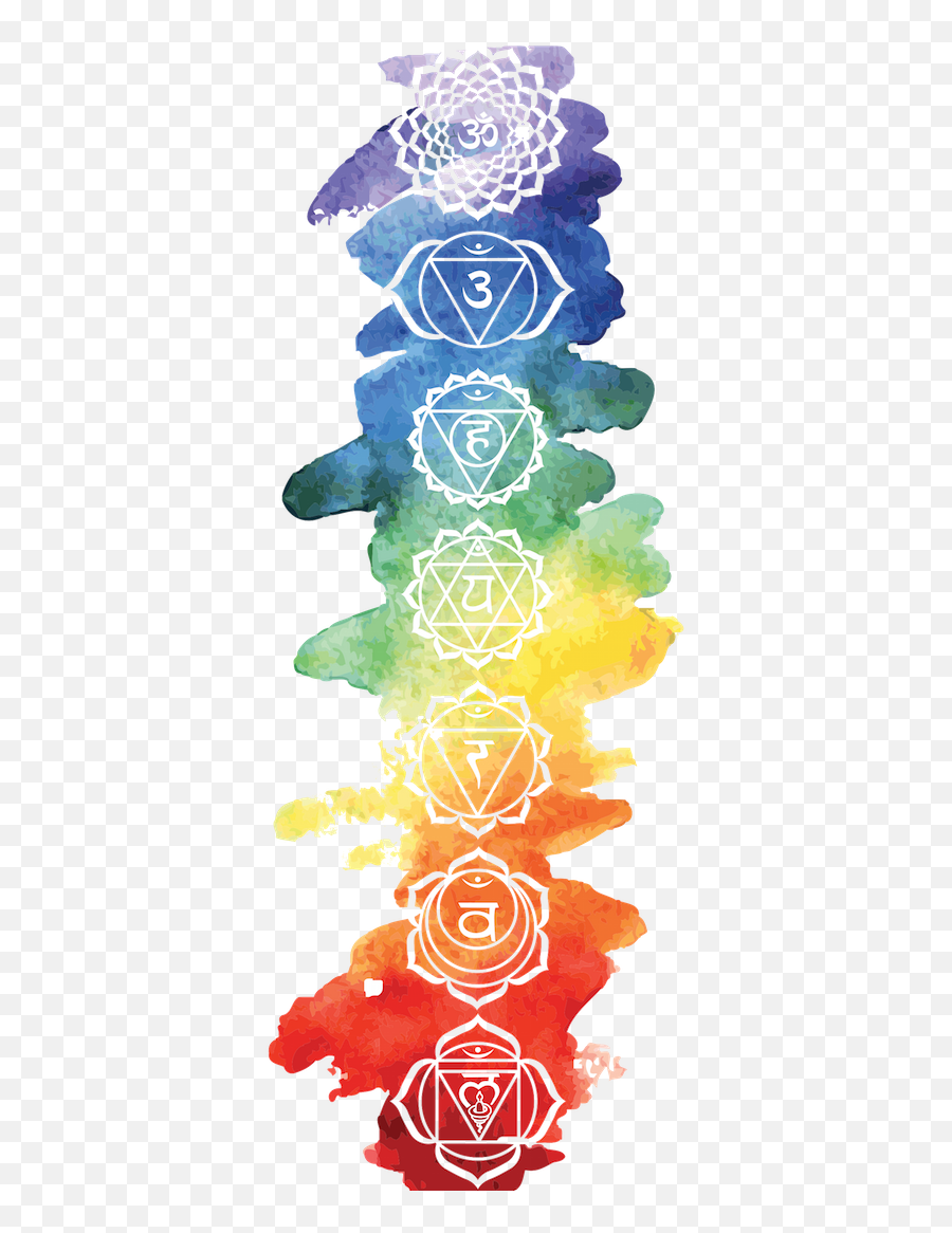 Edit - Chakra Art Watercolour Painting Emoji,Chakra Emoji