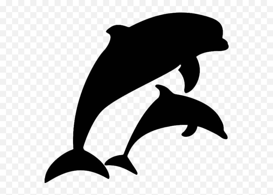 Free Dolphins Silhouette Download Free Clip Art Free Clip - Dolphin Png Clipart Emoji,Dolphin Emoji