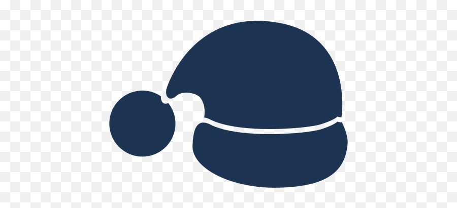 Blue Santa Hat Transparent Png - Santa Hat Svg Silhouette Emoji,Peach Emoji Hat