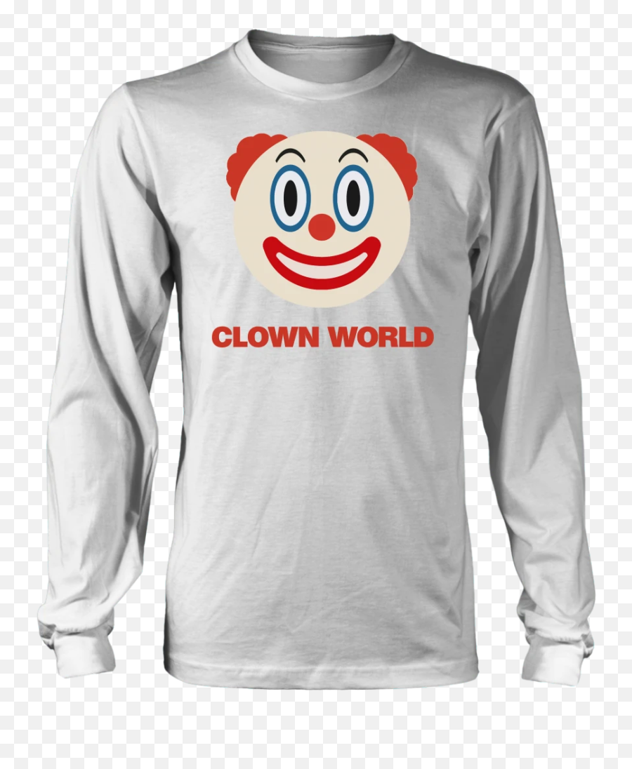 Clown World - Long Sleeve Kaws Uniqlo Emoji,Clown Emoticon