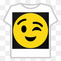 Emoji Wink - T Shirt Roblox Nike Girl