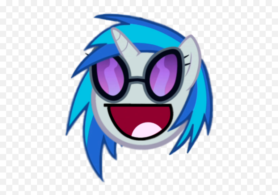 104569 - My Little Pony Dj Pon 3 Emoji,Head Scratch Emoticon