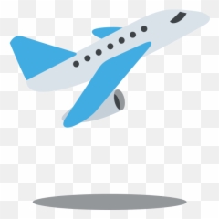 Emojione 1f6eb - Transparent Background Airplane Emoji,Air Jordan Emoji