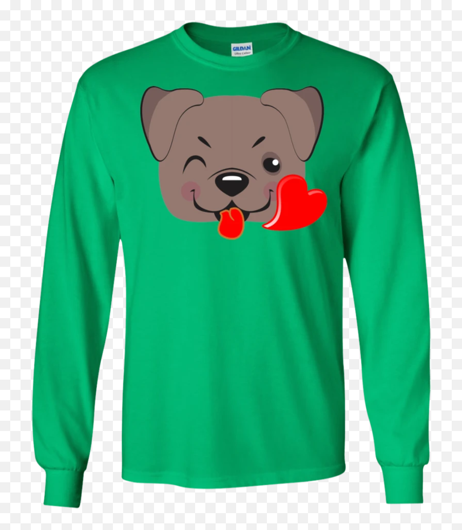 Emoji Adults Pitbull Heart Sweatshirts,Adults Emoji