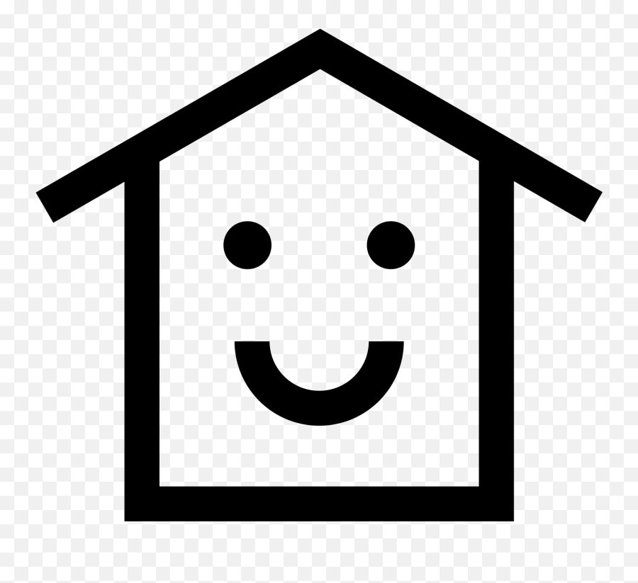 Smart Happy House Home Economy Smile Smiley Emojy - Flood Insurance Clipart Emoji,House Emoji