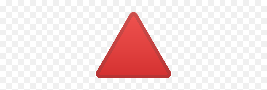 Red Triangle Pointed Up Emoji - Sign,Pyramid Emoji
