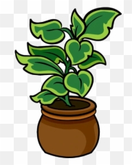 Potted Palm - Plant Clipart Emoji