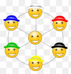 Smiley Clipart Thinking Smiley Thinking Transparent Free - Six Thinking Hats Emoji,:v Emoticon