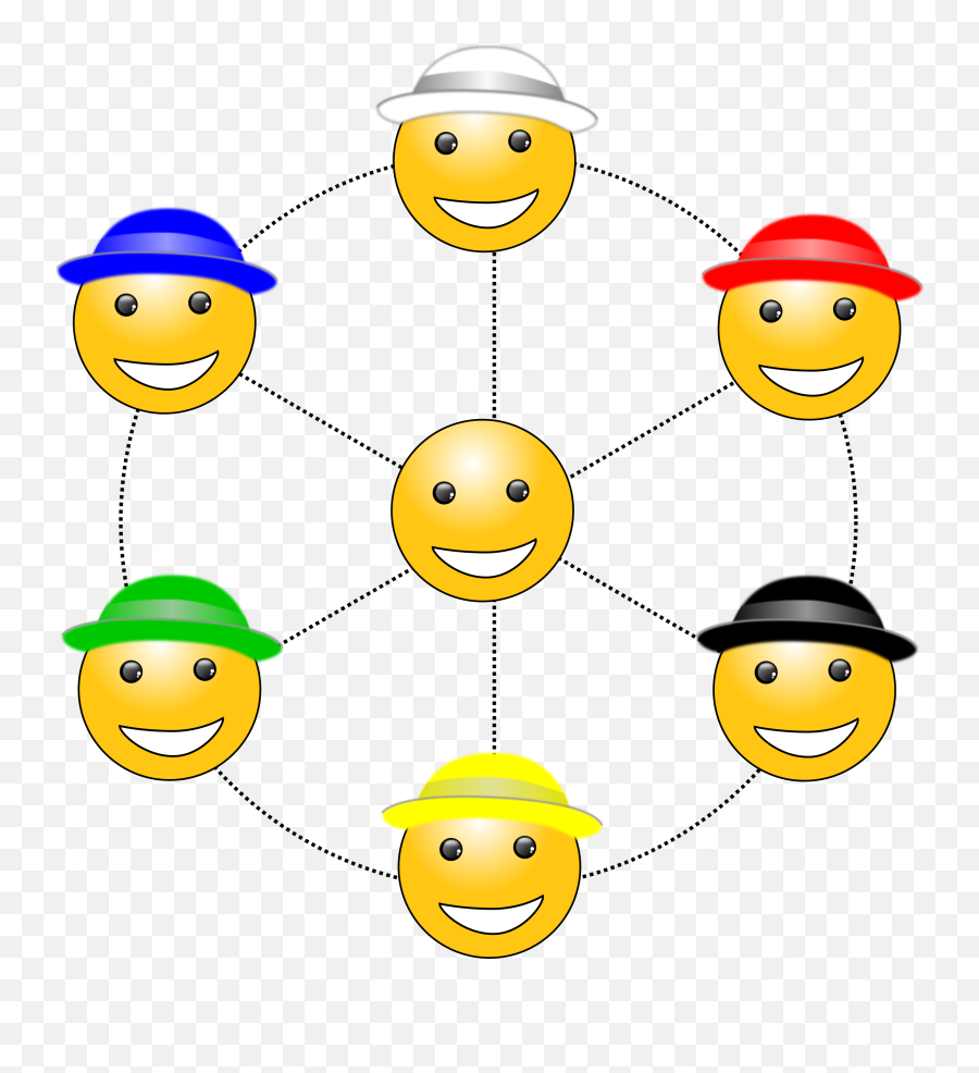 Smiley Clipart Thinking Smiley Thinking Transparent Free - Six Thinking Hats Emoji,:v Emoticon