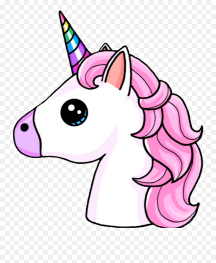 Unicorn - Cute Draw Unicorn Emoji,Narwhal Emoji