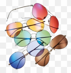 Sunglass Lens Color Guide - Glasses Colored Emoji