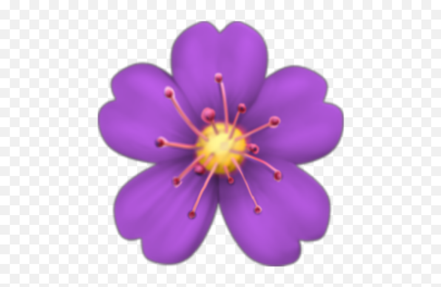 Sígueme Para Más Stickers - Purple Flower Emoji Png,Emoji Flowers