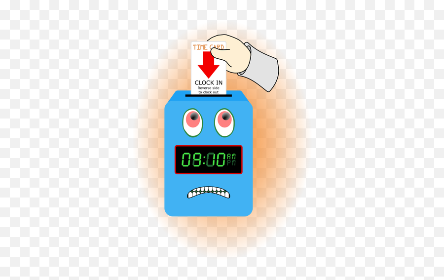 Wütend Stempeluhr - Clock In Clock Out Clipart Emoji,Pac Man Emoji