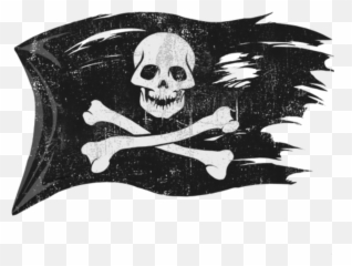 Mq Pirate Flag Black Skull - Transparent Pirate Flag Png Emoji,Pirate Flag Emoji