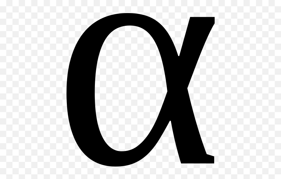 Greek Lc Alpha - Greek Alphabet Alpha Emoji,Greek Emoji