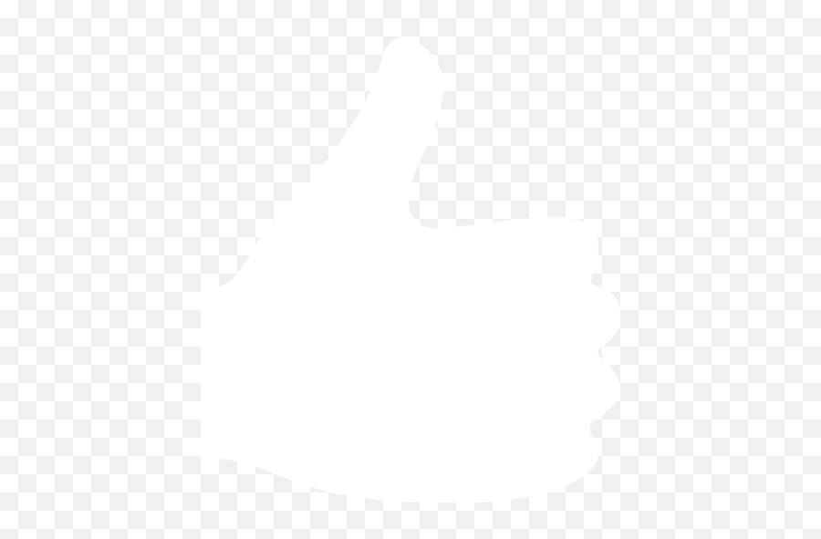 White Thumbs Up Icon - Free White Hand Icons Thumb Up Icon Png White Emoji,Facebook Thumbs Down Emoticon