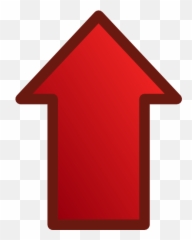 Free Clipart Arrow Going Up - Red Up Arrow Vector Emoji,Upward Arrow Emoji