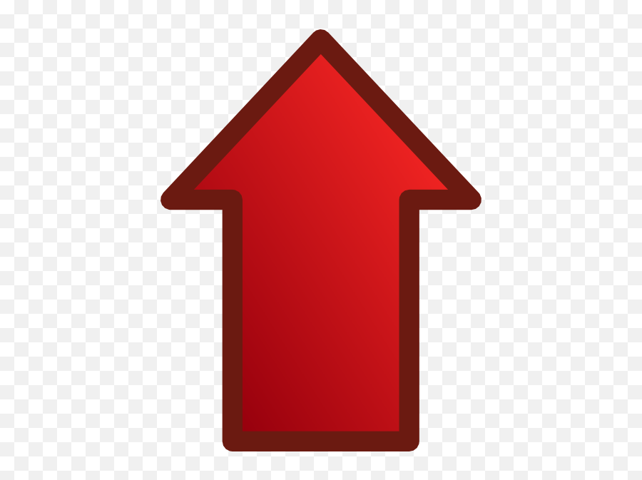 Free Clipart Arrow Going Up - Red Up Arrow Vector Emoji,Upward Arrow Emoji
