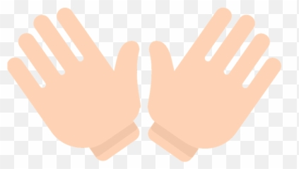 Raised Hand Emoji Clipart - Significado Dos Emojis,2 Hands Up Emoji ...