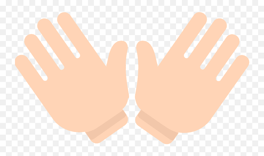 Open Hands Emoji Clipart Free Download Transparent Png - Imagem De Maos Abertas,2 Hands Up Emoji