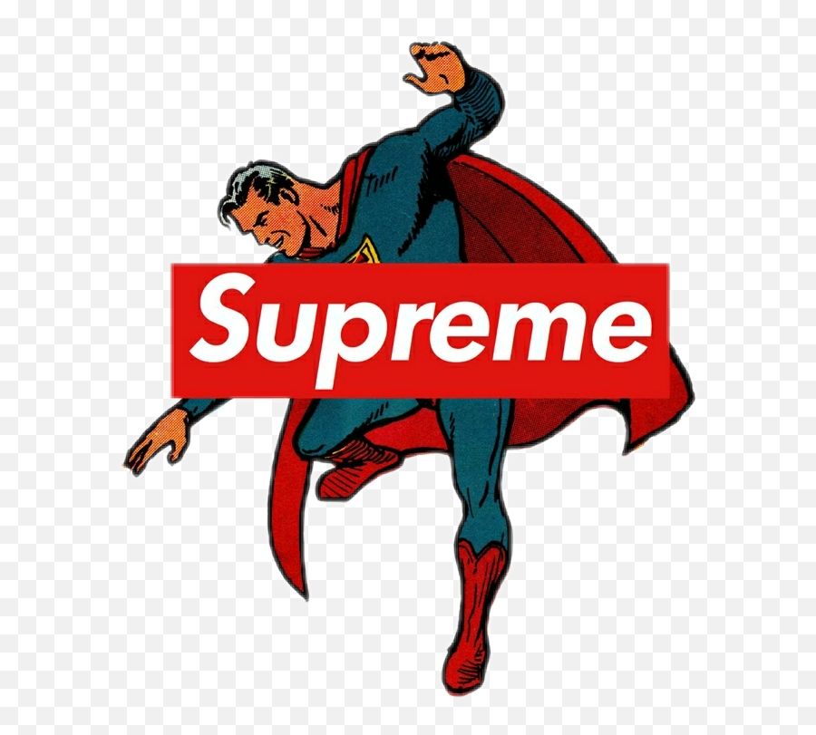 Supreme Superman Sticker - Best Supreme Wallpaper For Iphone Emoji,Superman Emoji Art Copy And Paste
