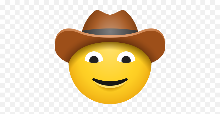 Cowboy Hat Face U2014 Png - Emoji De Vaquero Facebook,Cowboy Hat Emoji