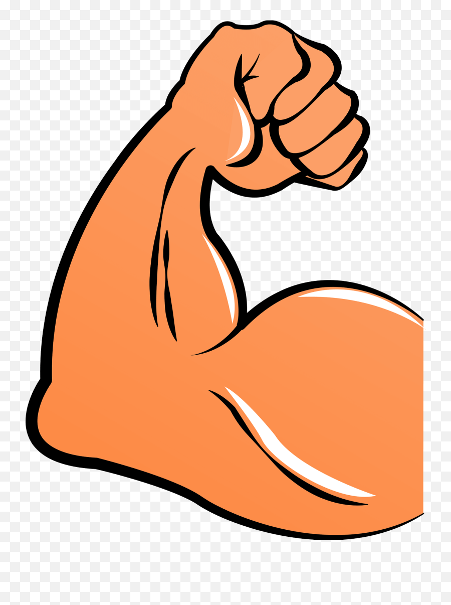 Biceps Muscle Clipart Free Download Transparent Png - Biceps Clipart Emoji,Flexing Arm Emoji