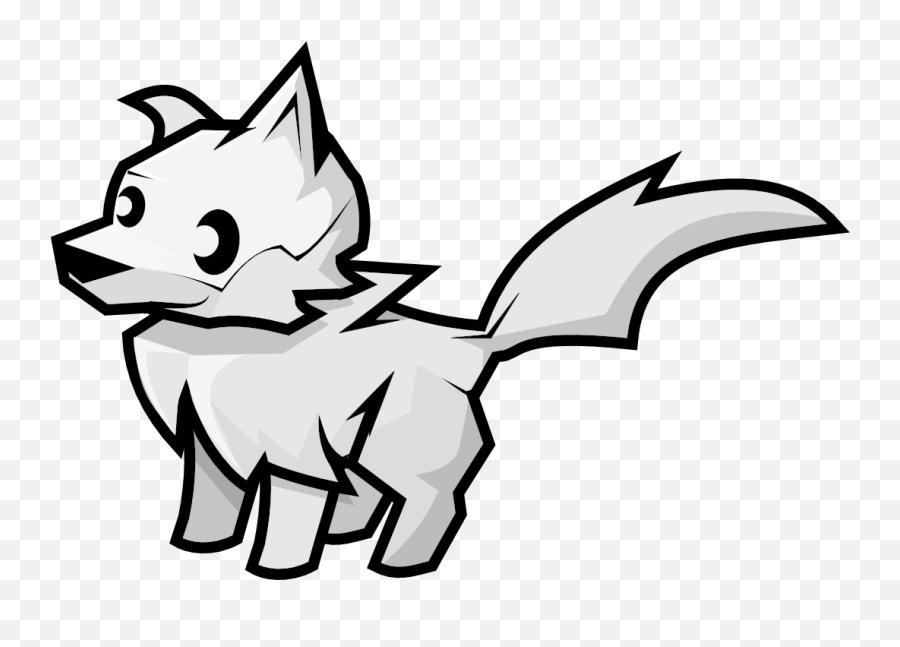 Simple Dog Clipart - Jon Snow Png Cartoon Emoji,Dog Emoji Png