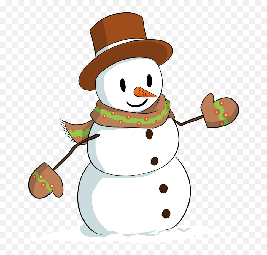 Clipart Snowman Cartoon - Clip Art Library Cute Cartoon Clipart Snowman Emoji,Snowman Emoticons