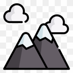 Mountain free vector icons designed by Freepik 2020 - Dot Emoji