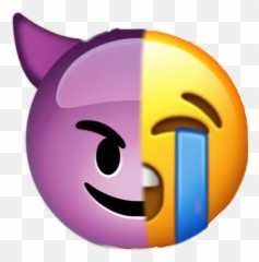 Diabledoublepleure Sticker - Devil Emoji Png,Fan Emoticon