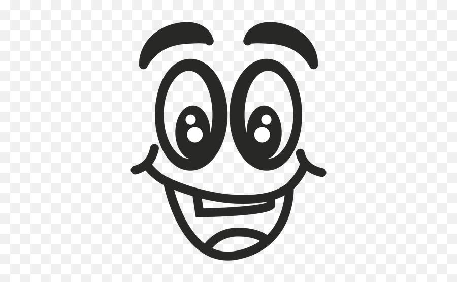 Happy Emoticon Face - Cara De Felicidad Png Emoji,Black Emoticons