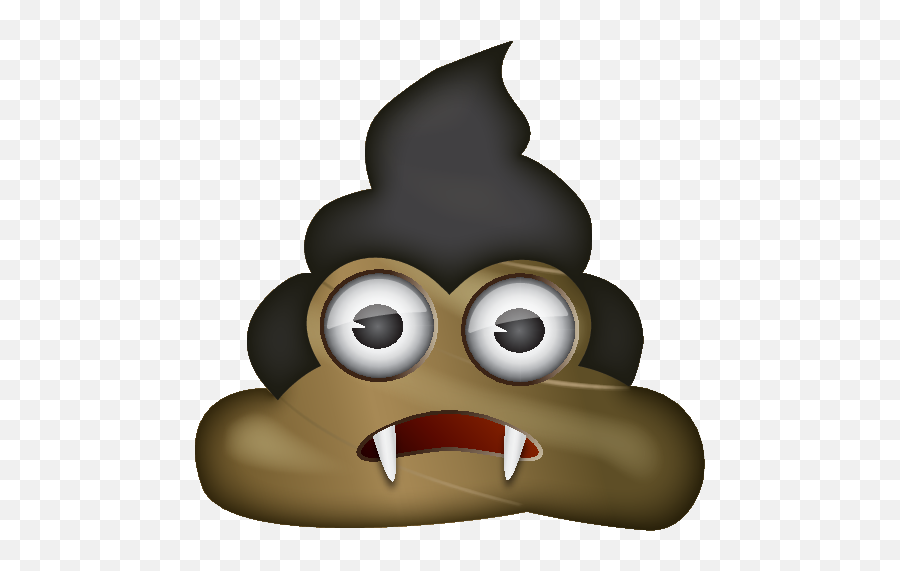 Emoji - Poop Emoji With Pacifier,Dracula Emoji