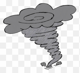 Tornado Clipart Black And White - Tornado Weather Clip Art Emoji,Tornado Emoji