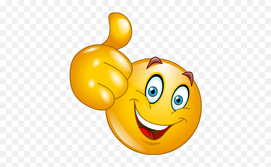 Concertgoers In - Smiley Face Thumbs Up Png Emoji,Be Thankful Emoji