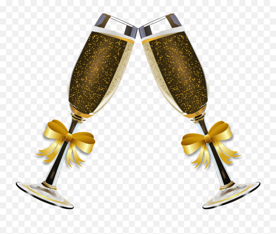 Champagne Glass - Gold Wine Glass Png Emoji,Emoji Graduation Party