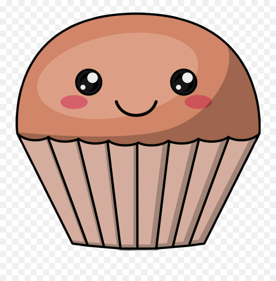 Cake Cupcake Muffin Cute Face - Cupcake Cartoon With Face Emoji,Emoji Face  Cake - free transparent emoji 