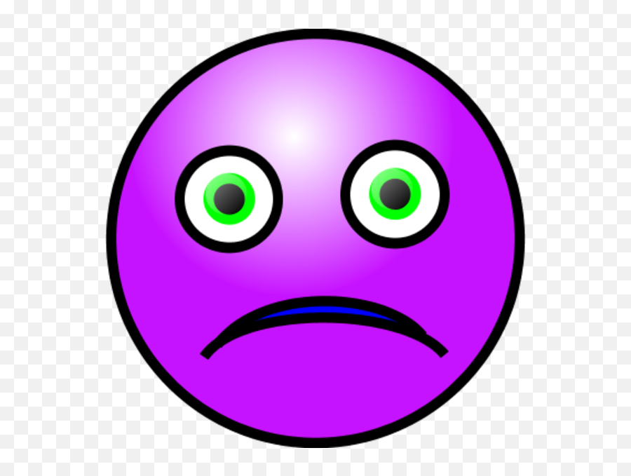 Sad Face Clip Art N110 Free Image - Clip Art Emoji,Sad Emoticon Face
