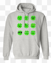 St Patricks Day Irish Emoji Shamrock - Gildan Hoodie Nba Youngboy,Irish Emoji